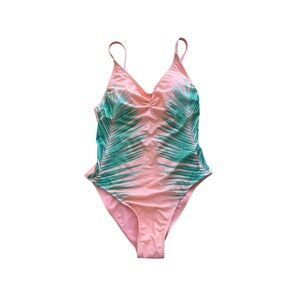 Tropical Pink One Piece Swimsuit